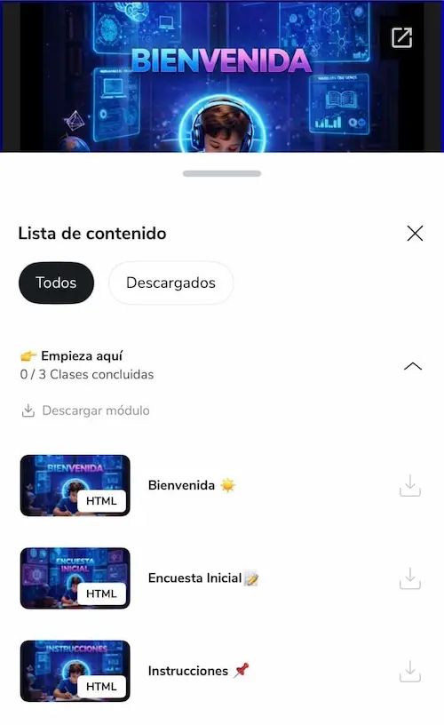 Contenido del programa